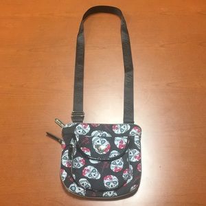 Betsey Johnson sugar skull crossbody purse